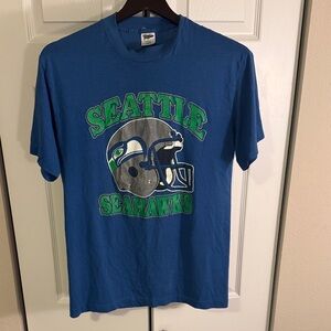 Vintage Seattle Seahawks Blue T-Shirt